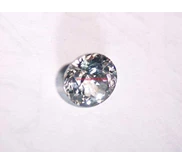 SUPER BRILLIANCE ROUND NATURAL DIAMOND H color SAPPHIRE GEMPIECE Sale Color: WHite ( H) ( SFR228)