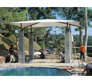 Gazebo Kolam Renang Minimalis