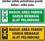 Sticker Cutting untuk Safety
