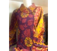 Blouse Bahan Jumputan motif Palembang