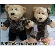 B399 ( Boneka Teddy Bear Couple) - Batik