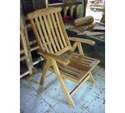 RECLINING TEAK CHAIR