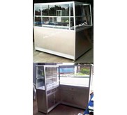 Etalase Kaca untuk Makanan bentuk L
