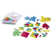 TANGRAM 7 Plastik ( sesuai spek SD Kelas rendah)