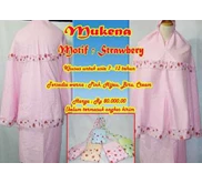Mukena Strawbery untuk anak
