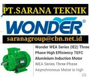 WONDER ELECTRIC AC MOTOR PT SARANA TEKNIK SELL WONDERS AC FOOT MOUNTED AND FLANGE 50 HZ