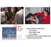 ANTI THEFT CARD, KARTU ALARM ANTI MALING/ COPET