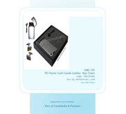 Name Card Case & Leather Key Chain