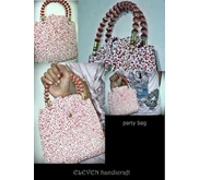 Party Bag on red-white