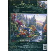 Kristik / Crossstitch from Thomas Kinkade : The Forest Chapel