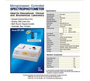 Optima SP-300 Microprocessor Controlled Spectrophotometer