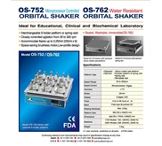 Optima Orbital Shaker OS-752 Micro processor Controller and OSD-762 Water resistant orbital Shaker