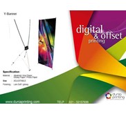 Cetak Y-Banner 1 set