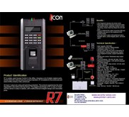 Fingerprint Time attendance & Access Control ; ICON R7