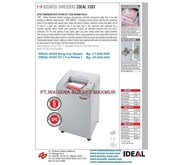 IDEAL 3103 OFFICE MEDIUM SHREDDER ; Penghancur kertas IDEAL 3103