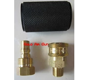 Coupler Nitto Cowo Cewe satu set + tutup plastik ( teflon)
