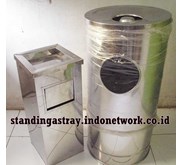 Tempat sampah stainless | standing ashtray stainless | jual tong sampah stainless | harga tempat sampah stainless | dustbin stainless | tempat sampah stainless bulat | tempat sampah stainless kotak | grosir tong sampah stainless