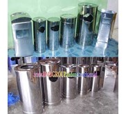 macam macam tempat sampah stainless | Tempat Sampah Stainless steel | Tong Sampah Stainless motif | Asbak Stainless | standing ashtray | tempat sampah stianless bulat dan kotak | bak sampah stainless gantung