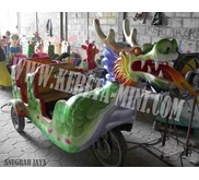Kereta Mini Sepeda Motor Naga