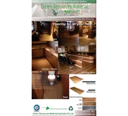 Biowood indoor flooring