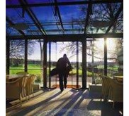 automatic glass sliding door