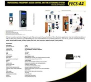 Professional Fingerprint Access Control And Time Attendance System Model FECS-A2