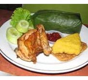 Paket nasi timbel komplit
