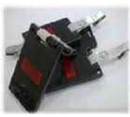 TLD Dosimeter 4 elemen / Badge type 8814 with 4 elements TLD harshaw ( Surveymeter/ Survey Meter/ Pendose/ Pen Dose/ Dosimeter)