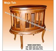 meja teh oval