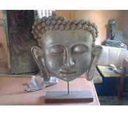 budha head decor