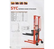 hand lift / stacker manual