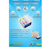 CARTRIDGE CISS 821, 826R EPSON R270, R290, R1410 ( KHUSUS MODIF)