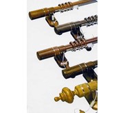 Curtain Rail - Wood Pattern Track