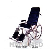 Kursi Roda SM-8024 Galaxis Declined Commode Wheelchair