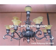 kerajinan lampu tembaga
