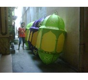 Lampion Kubah segi enam