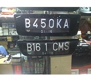 plat nomor mobil