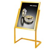 Standing Gold Sign Frame Model T