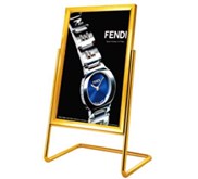 Standing Gold Sign Frame