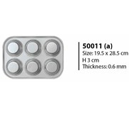 Muffin Mold 6 pcs