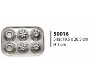 Mix Cake Mold 6 Pcs