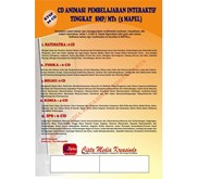 CD PEMBELAJARAN ANIMASI MULTIMEDIA SMP 5 MAPEL ( MATEMATIKA, FISIKA, KIMIA, BIOLOGI, IPS)