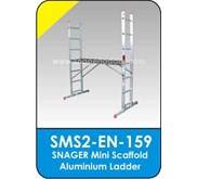 Snager Mini Scaffold Aluminium Ladder/ Tangga Kerja Aluminium Perancah Mini ( Model : SMS2-EN-159 )