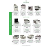 CROWN FOOD COOKING & KITCHEN EQUIPMENT ( Electric deep fryer, Griddle, Noodle cooker)