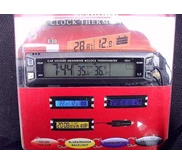 Car Interior Information Display, Jam, Termometer, Voltmeter