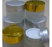 POT GLASS JAR 15 & 30 GR SILVER DOVE