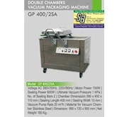DOUBLE CHAMBERS VACUUM PACKAGING MACHINE GP-400/ 2SA