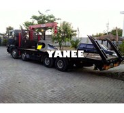For Rental/Service Self Loader Nissan Truk KArgo With Crane 3 Ton