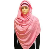 Pashmina rayon pink muda