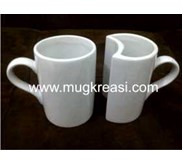mug keramik kembar pasangan